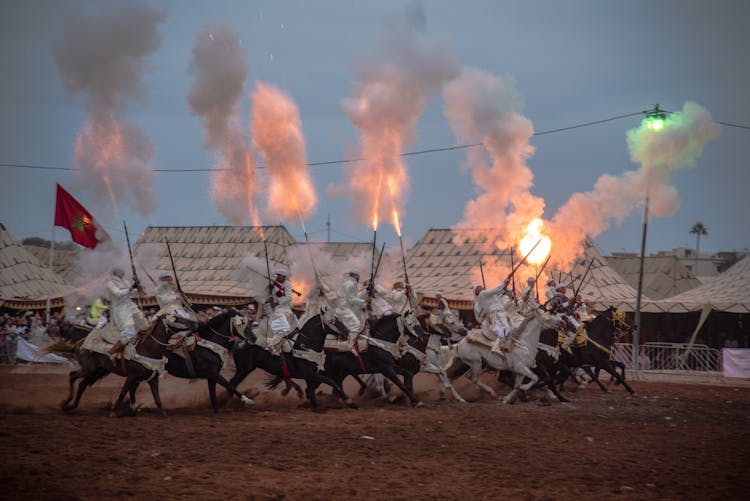 Reenacment Of Battle Of Waterloo