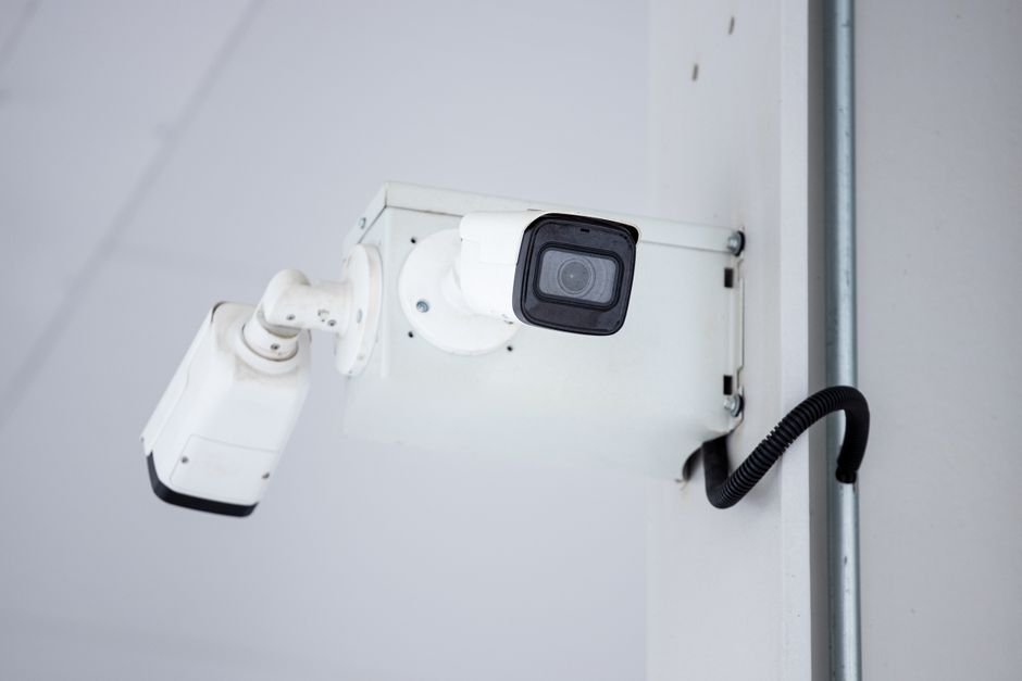 security camera closeup