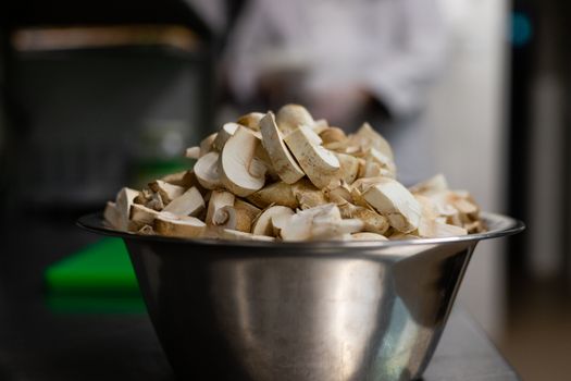 Ragoût de poulet aux champignons