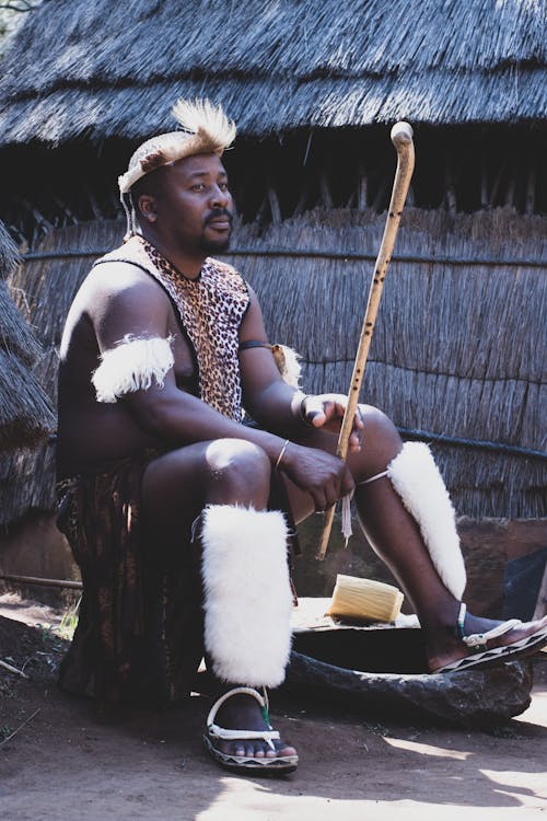 Man in Tribal Clothing
