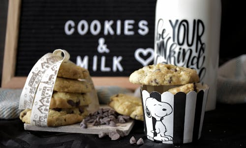 Fotobanka s bezplatnými fotkami na tému chutný, čokoládové sušienky, cookies