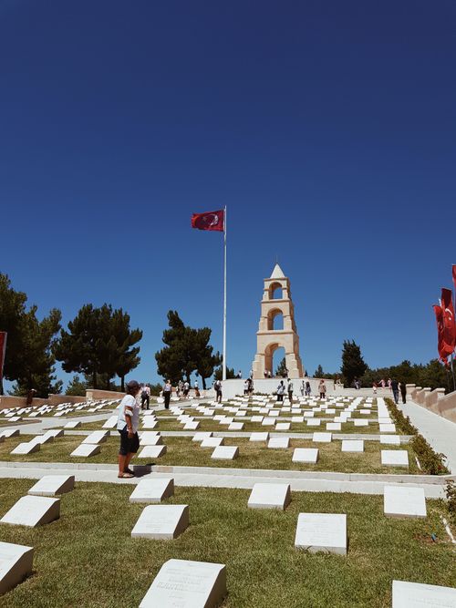 Free Explore the Gallipoli Peninsula Memorial Park with its historical monuments in Çanakkale, Turkey. Stock Photo