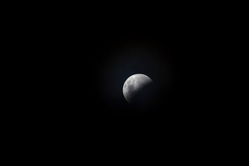 Gratis lagerfoto af måne, månefotografering, mørk