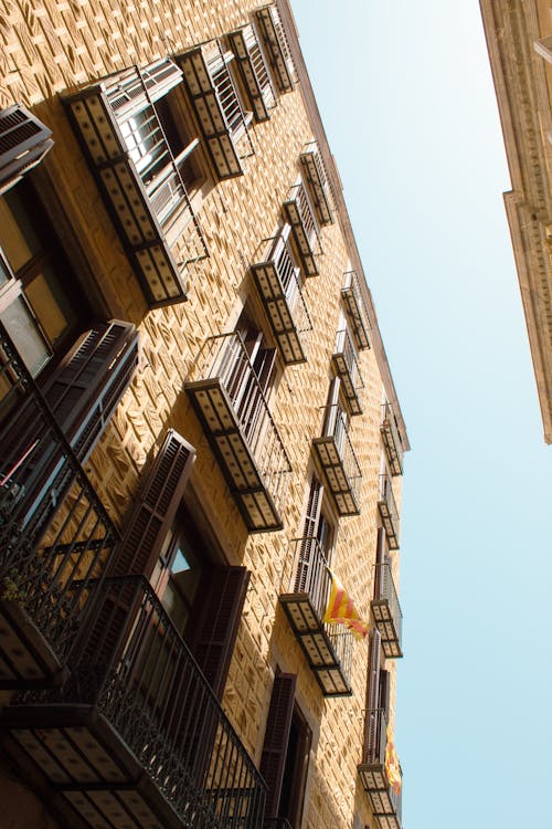 Low Angle Shot of an Apartment Building