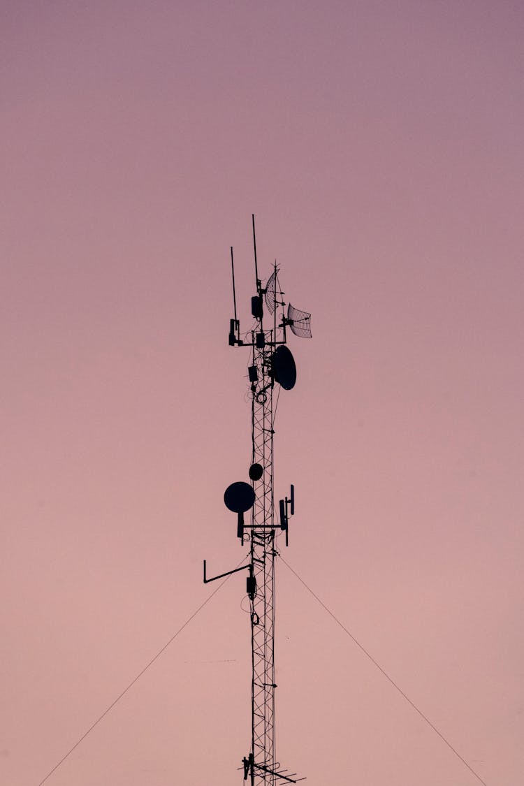 Telecommunication Tower Under Clear Sky 