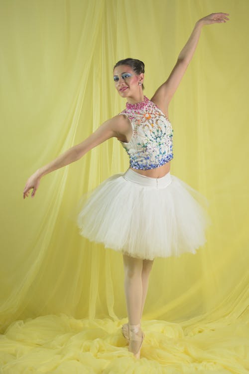 A Ballerina Doing Pose