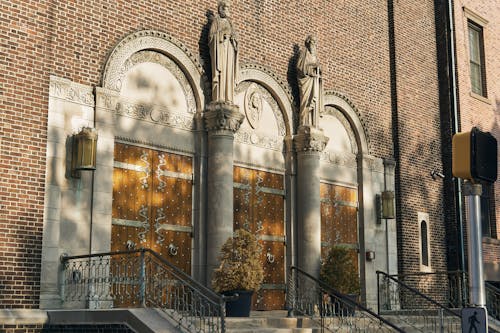 Sculptures over Church Doors