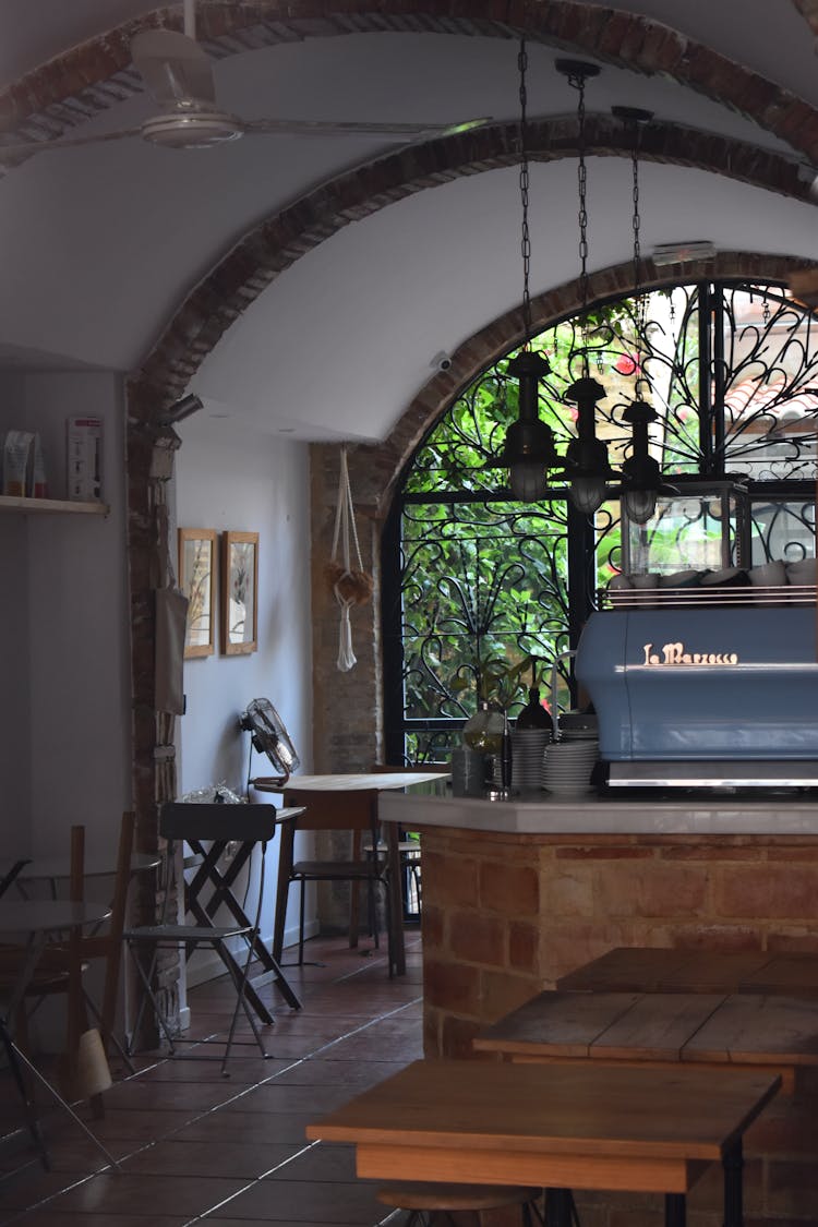 Wooden Furniture Inside An Old House