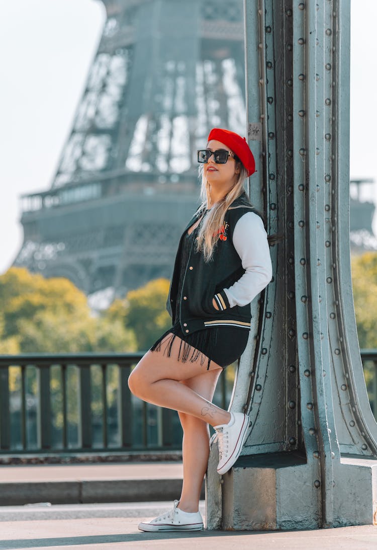 Blonde Woman In Paris