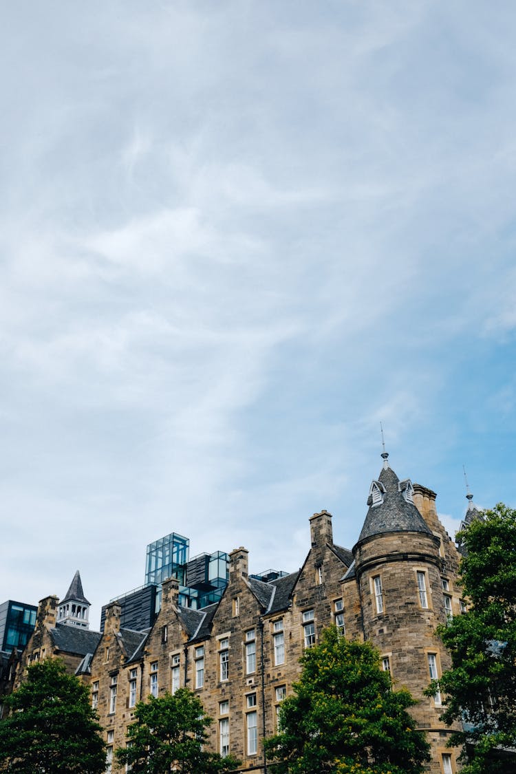 Low Angle Shot Of The Simpson Memorial Hospital In Edinburgh Scotland