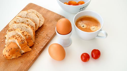 Gratis stockfoto met brood, bruine eieren, detailopname