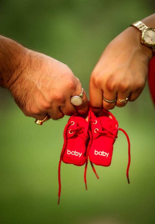 Free Baby coming soon Stock Photo