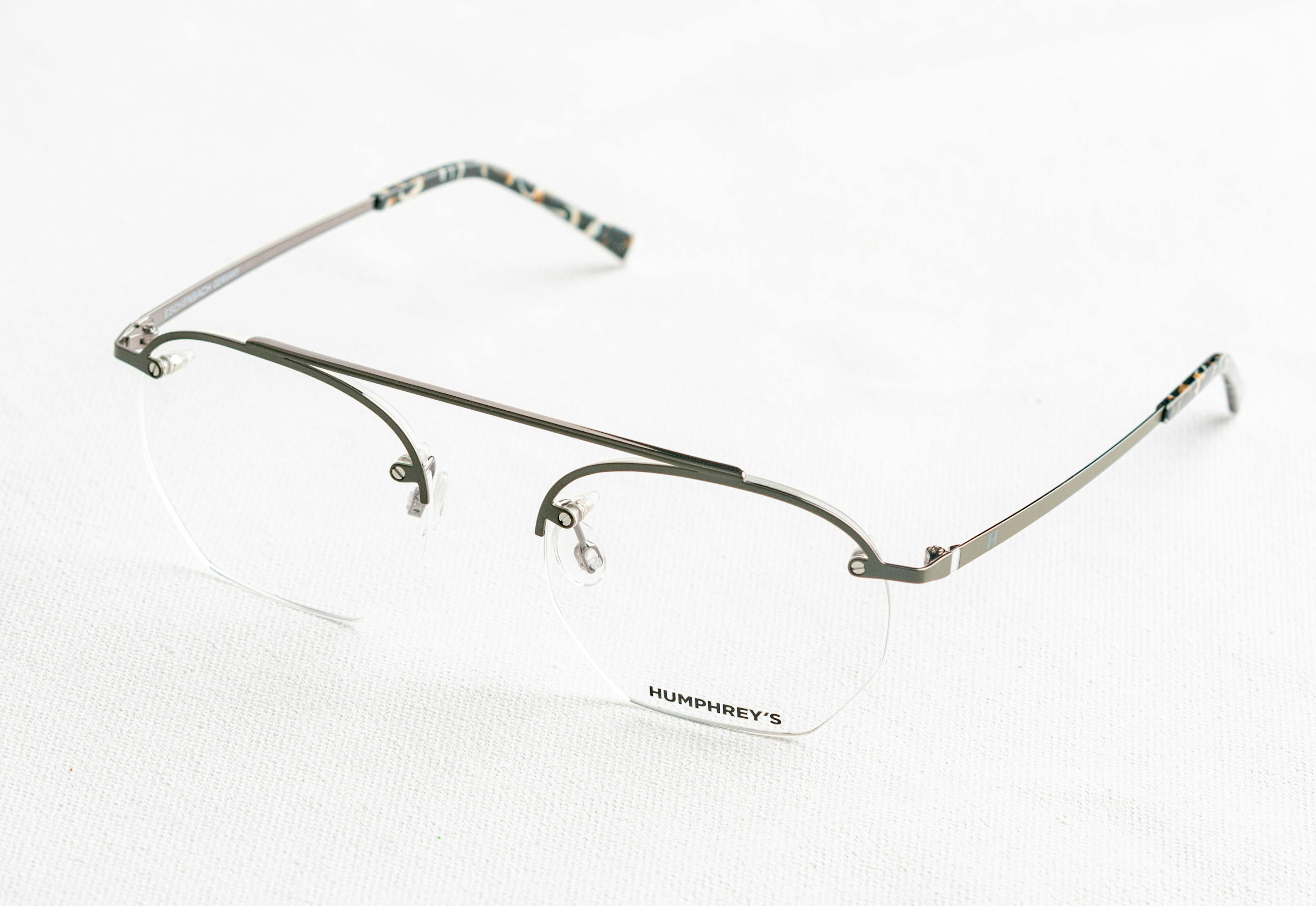 Gold Frame Black Lens Eyeglasses · Free Stock Photo
