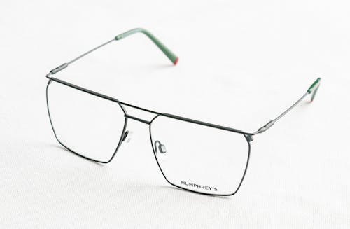 Close-Up Shot of a Pair of Eyeglasses 