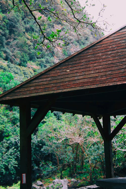 Wooden Roof in a Valley