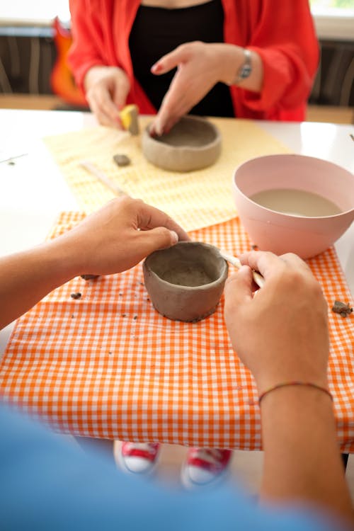 Person Doing Pottery