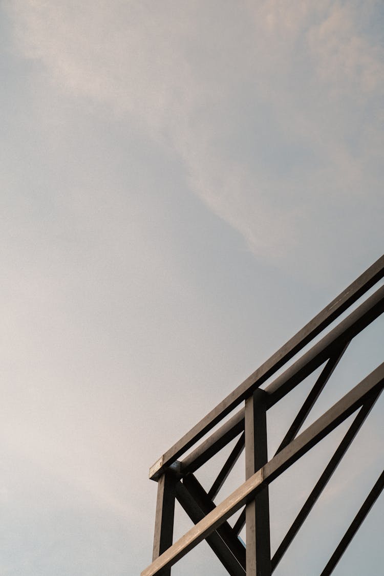 Clouds Over Wooden Construction