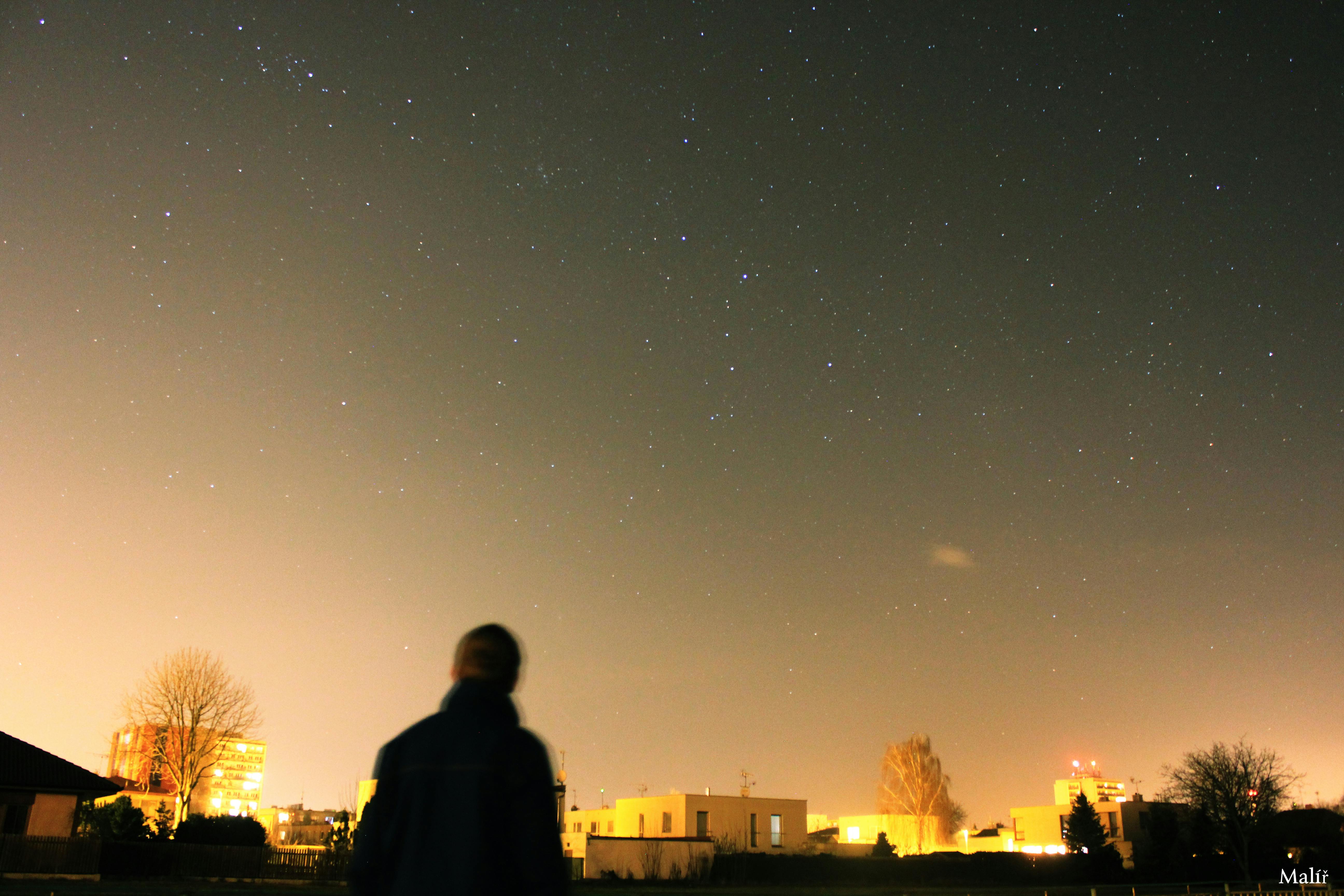 Free stock photo of light pollution, nightsky
