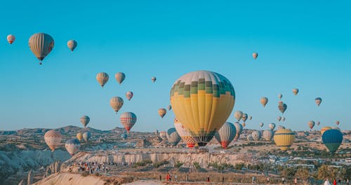 Immagine gratuita di cappadocia, tacchino, velivolo