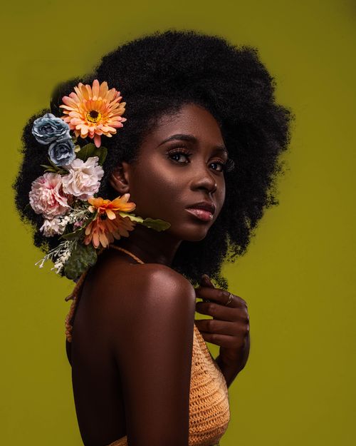 Free stock photo of afro, lady, melanin Stock Photo