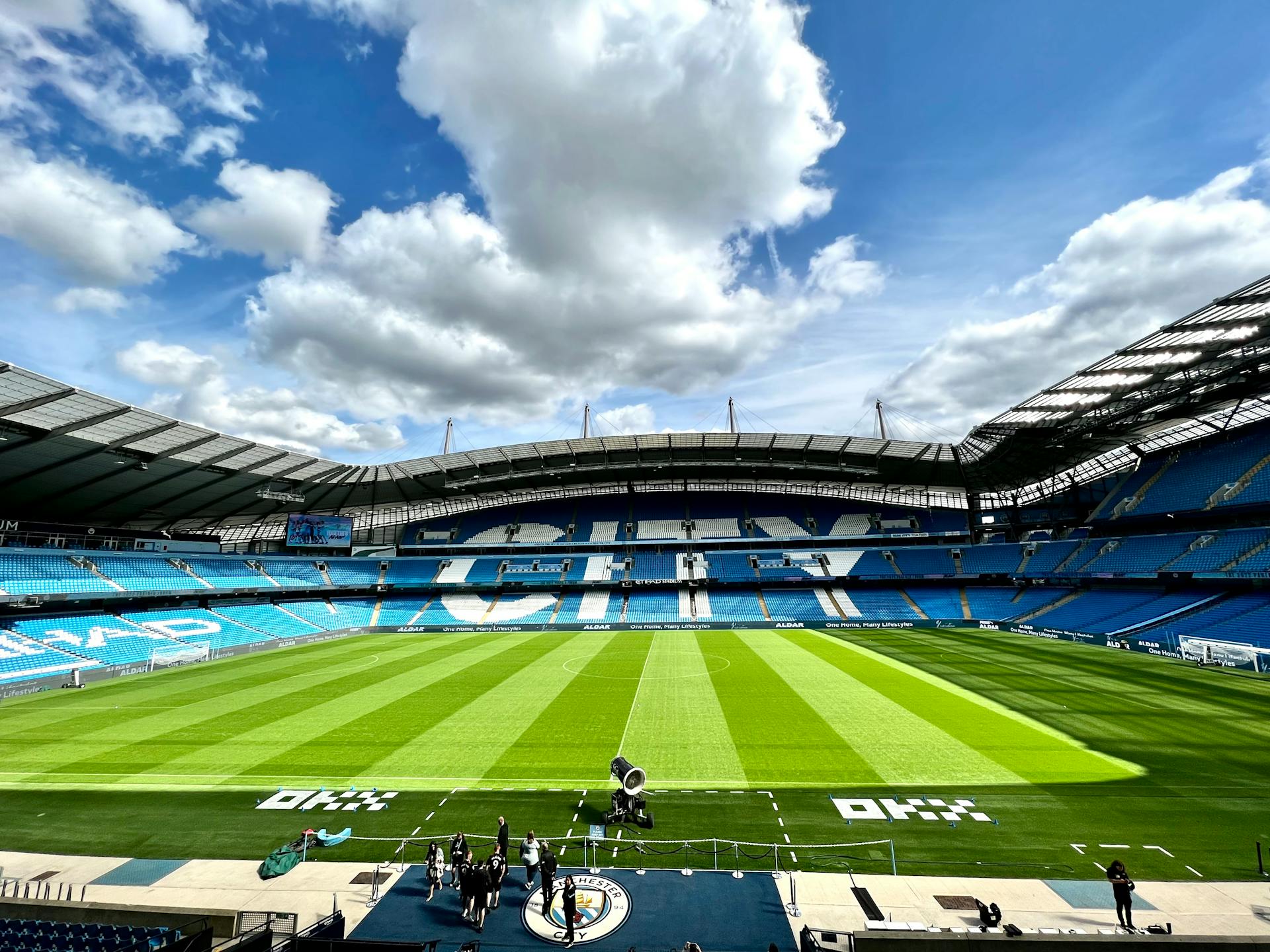 An Empty Etihad Stadium