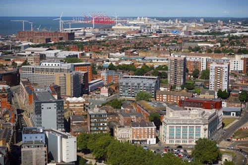 Aerial View of Buildings