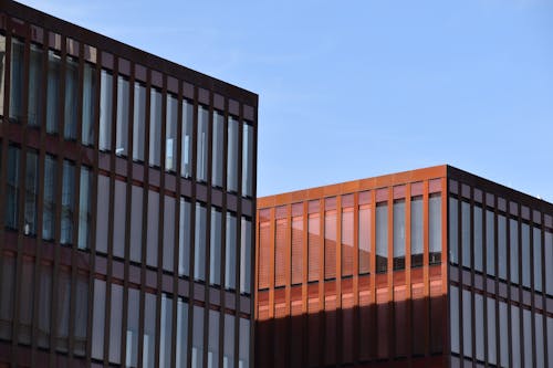 City Buildings Under the Blue Sky