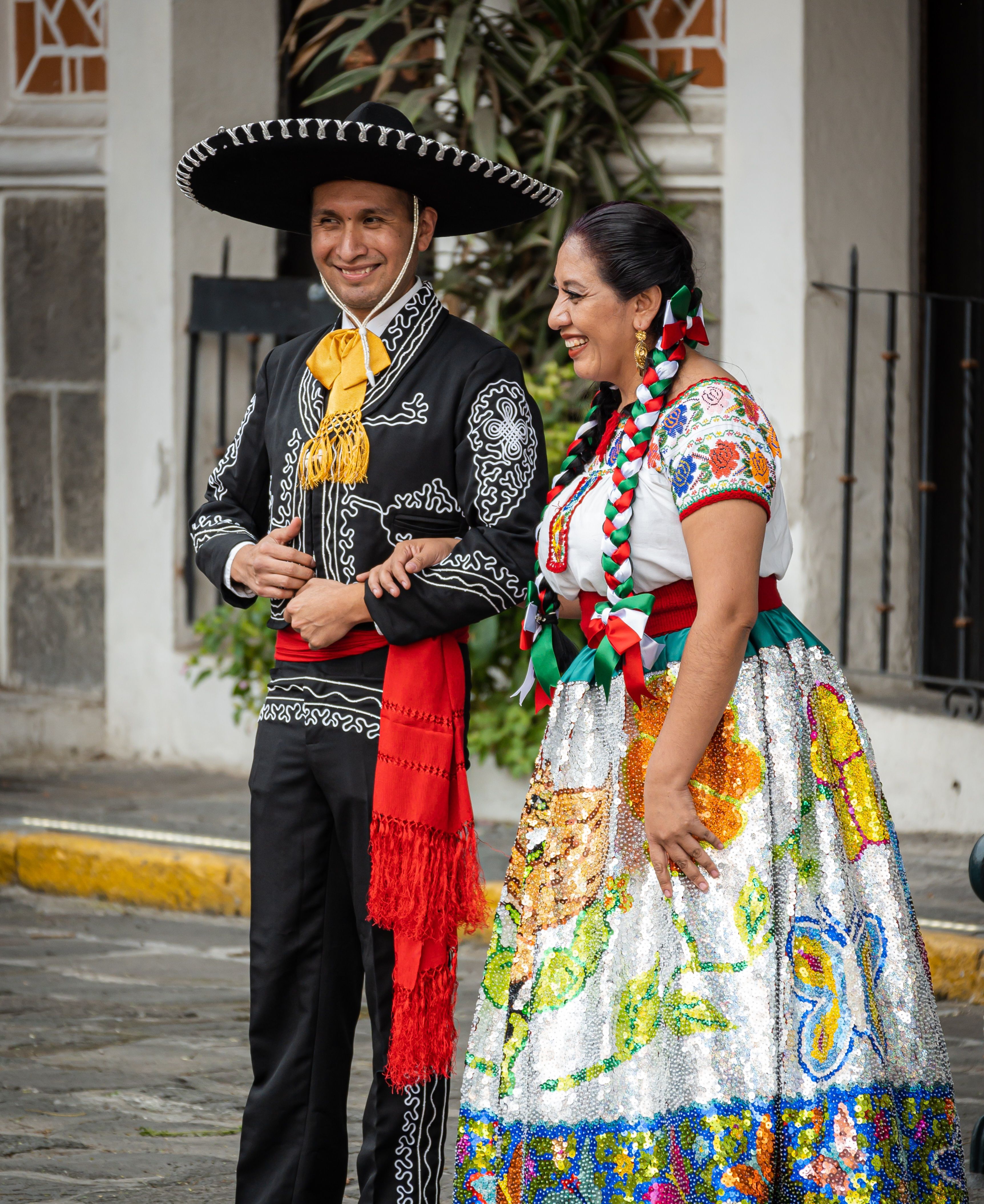 A Happy Couple Wearing Traditional Clothes · Free Stock Photo
