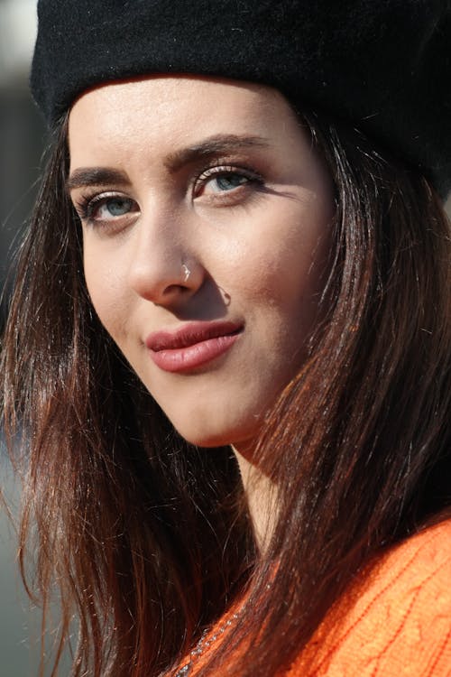 Fotos de stock gratuitas de mujer, piercing en la nariz, retrato