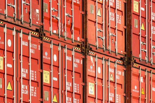 Gratis stockfoto met containers, containervrachten, gestapeld