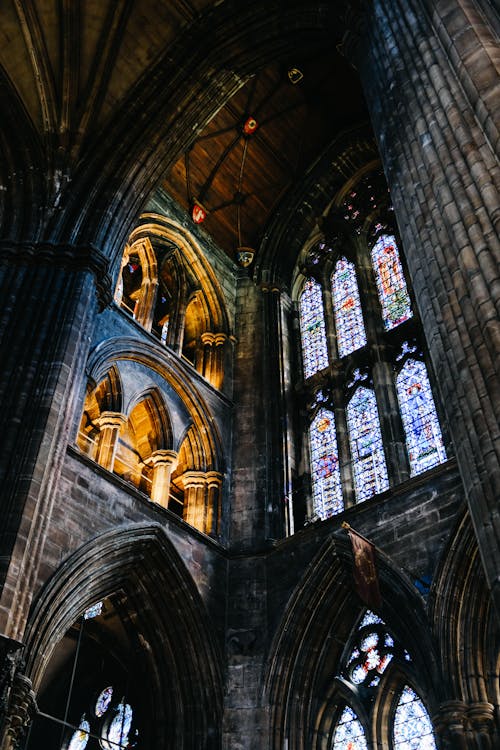 Gratis stockfoto met geloof, glas-in-lood, gotische architectuur