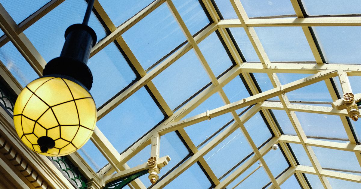 Toiture vitrée d'une véranda