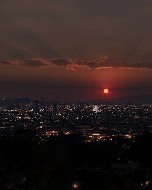 Photo of City during Sunset