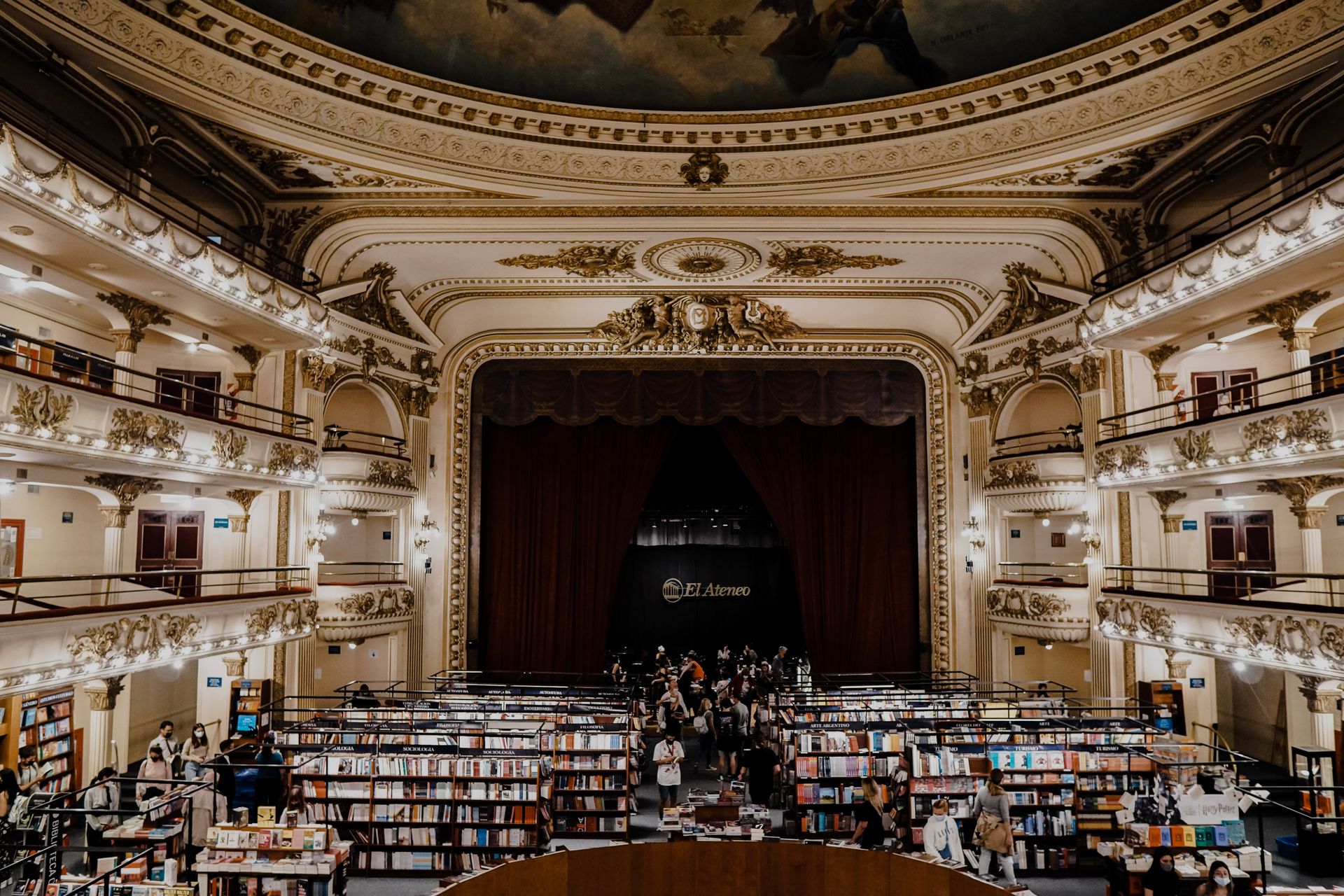 El Ateneo Grand Splendid Library in Buenos Aires