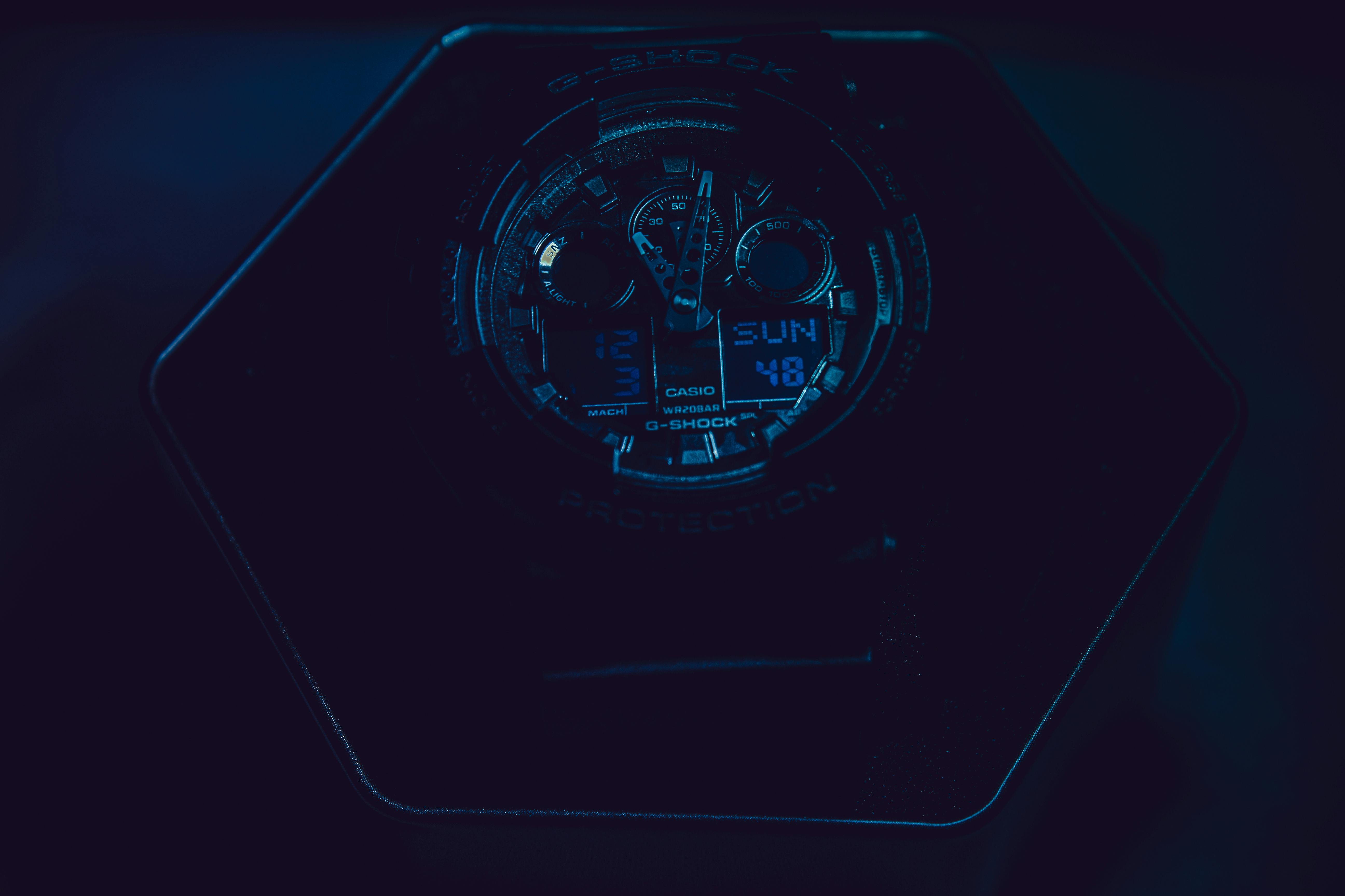 Free stock photo of Analog watch, casio, product shot