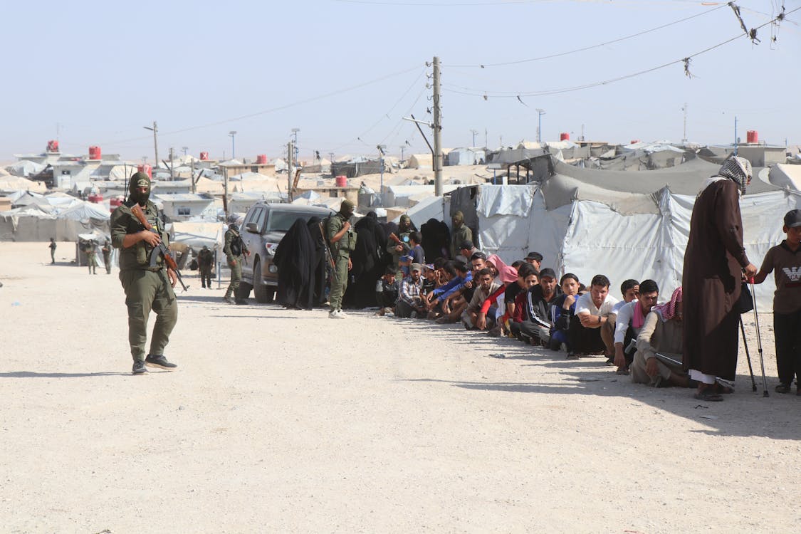 Kostenloses Stock Foto zu al-Hol-Lager, armee, beduine