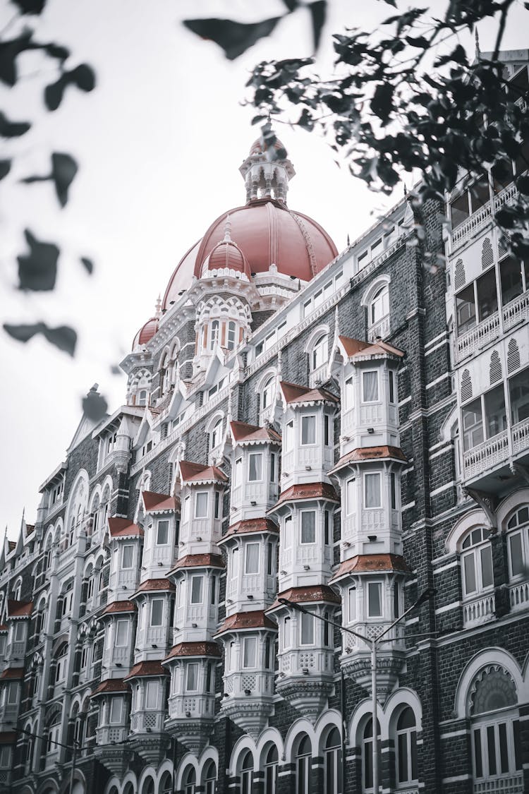 Low Angle View Of Taj Mahal Palace Hotel Facade