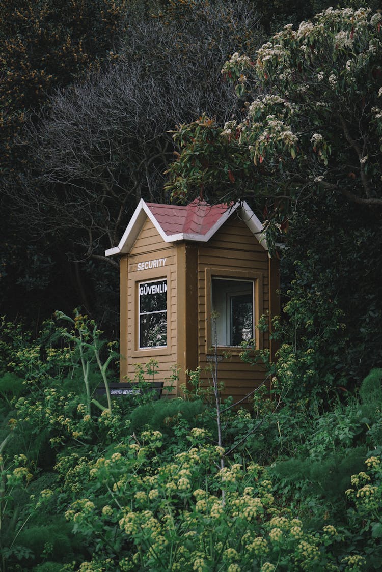 Guard House Surrounded With Trees