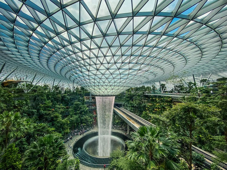 Jewel Changi Airport In Singapore