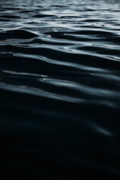 A Close Up Photo of Ripples on Body of Water