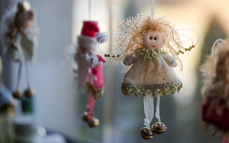 Close-up Photo Of Hanging Christmas Ornament