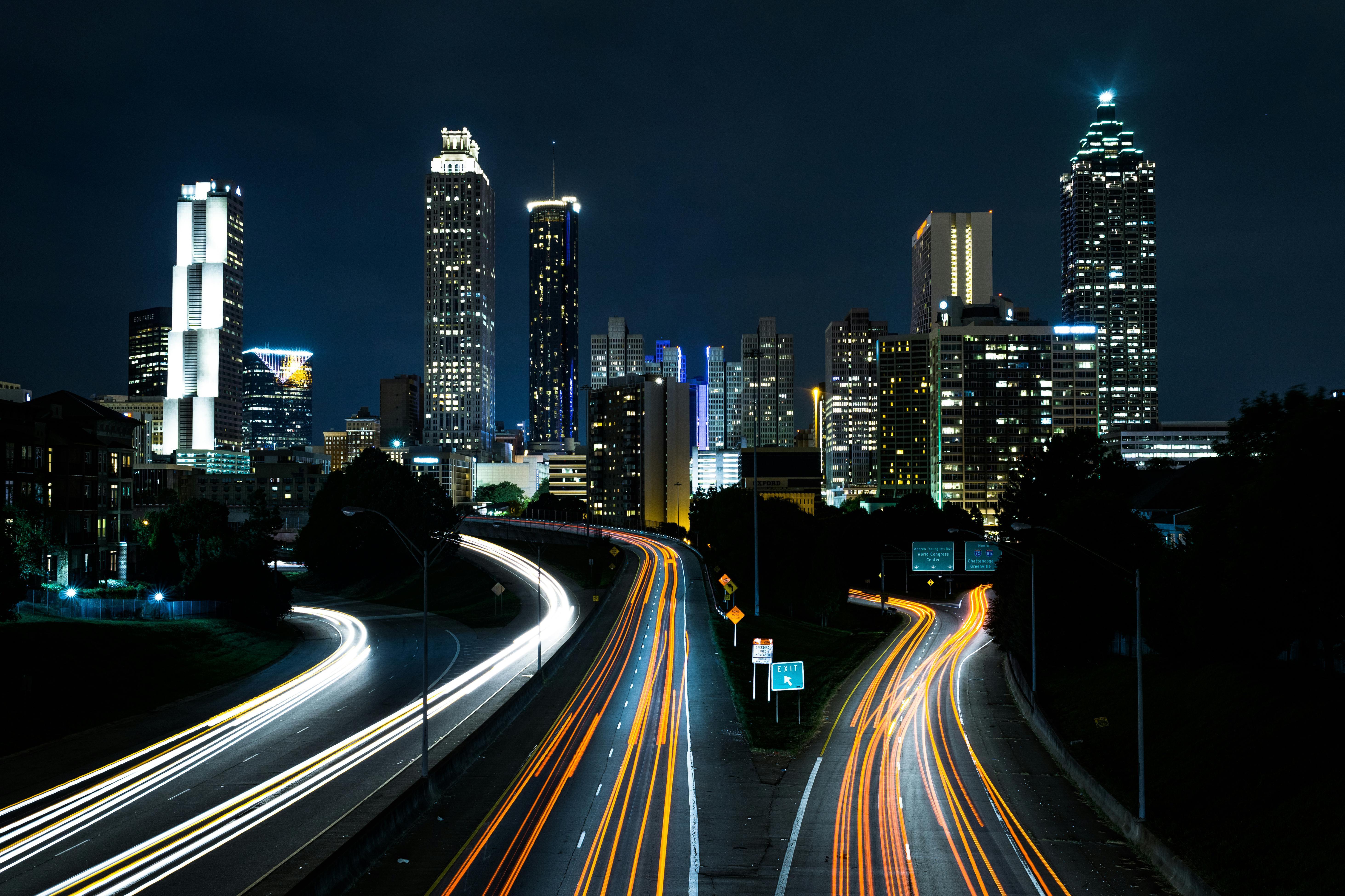 city lights photography wallpaper