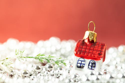 Christmas Ornament in a Shape of a House 