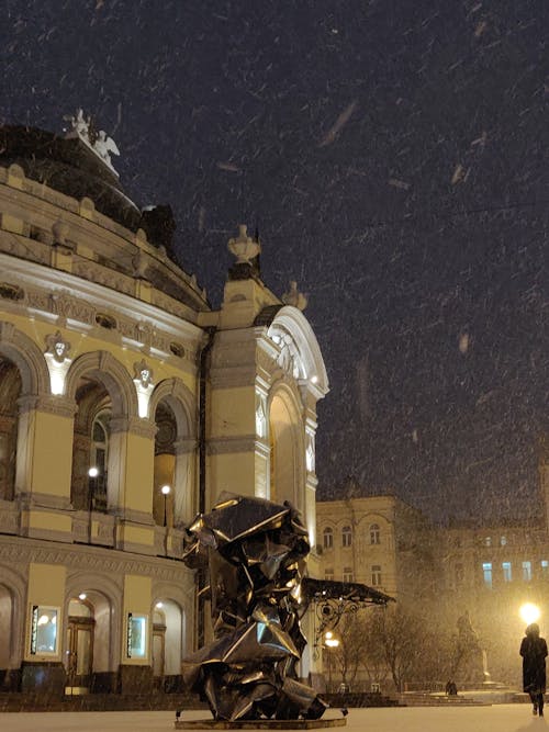 A Building in Winter