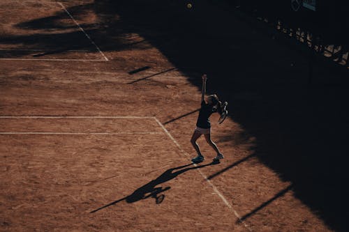 Woman Playing Tennis