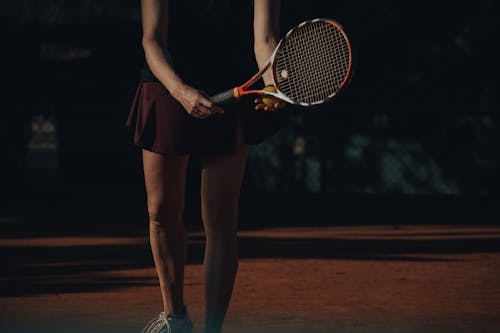 Free Photo of a Person Doing a Tennis Serve Stock Photo