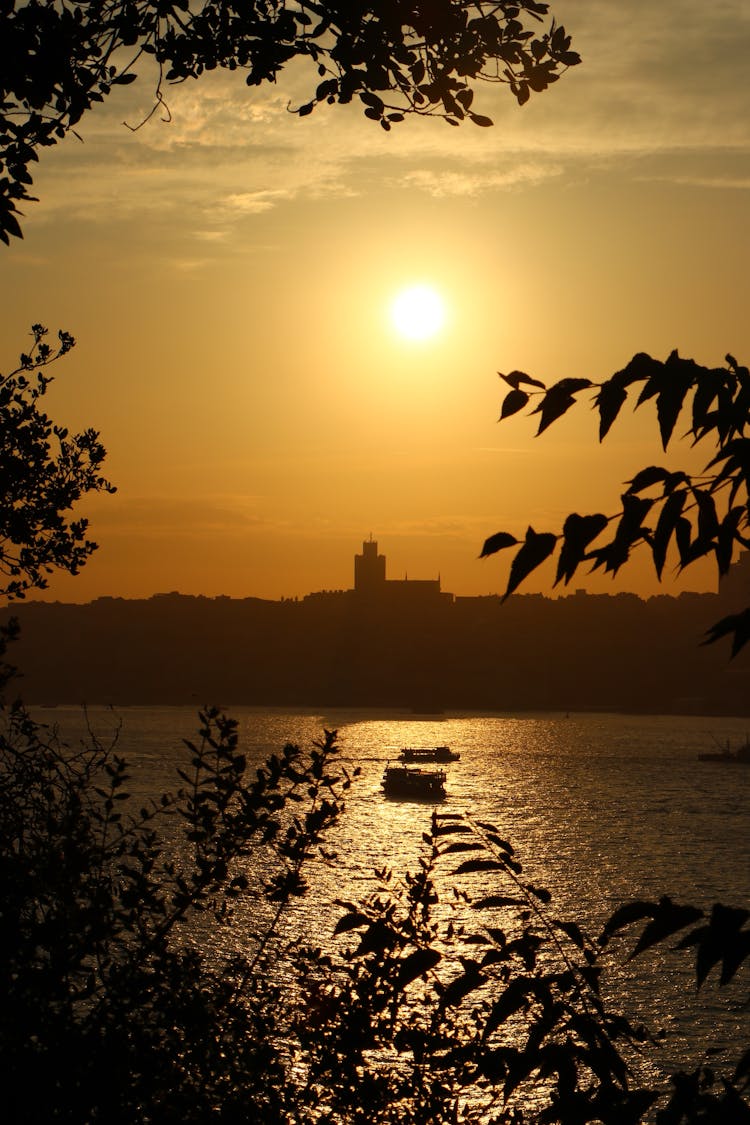 Skyline At Sunset