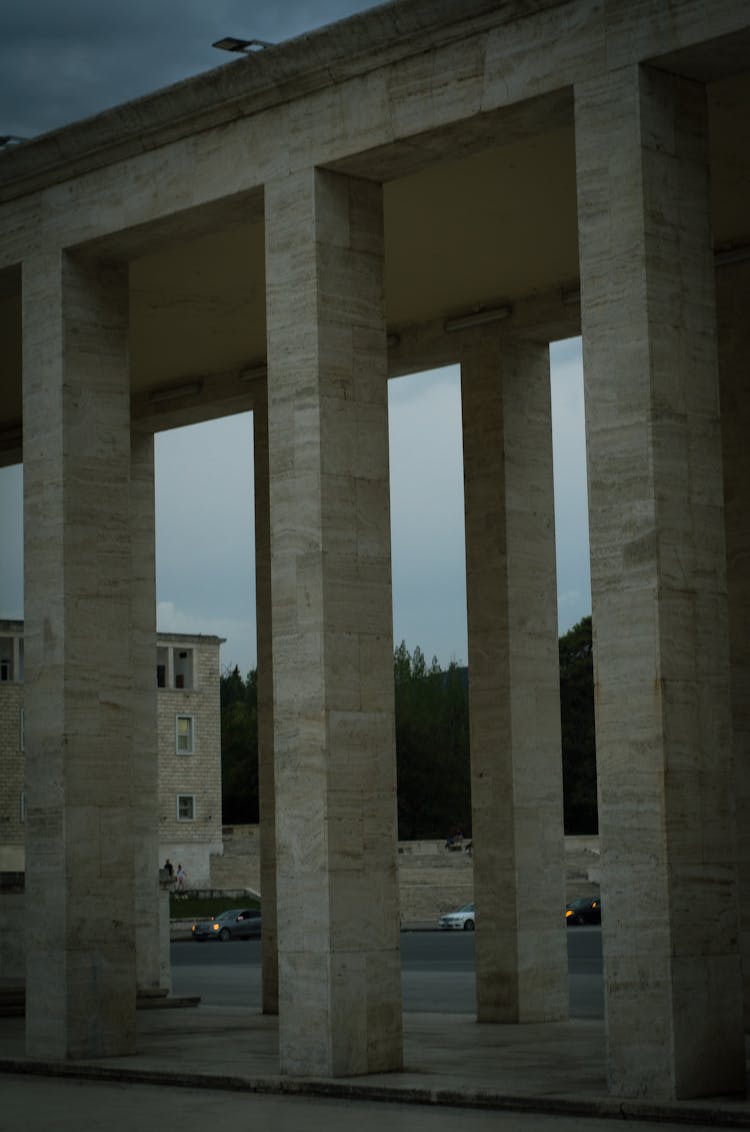 Columns And Post Of A Building 