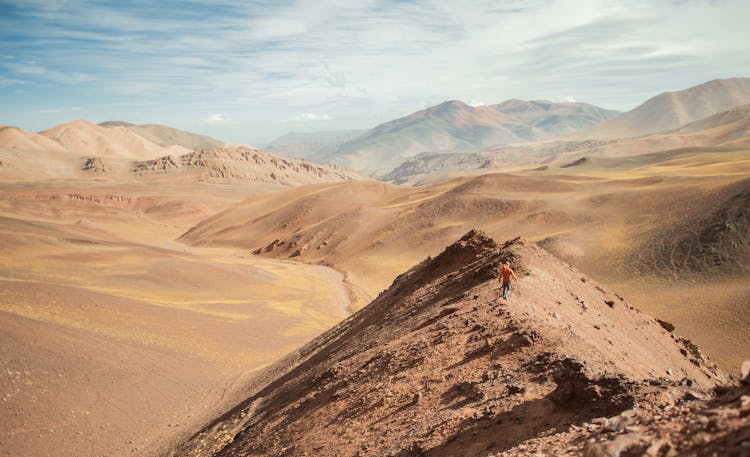 Aerial View Of Desert 