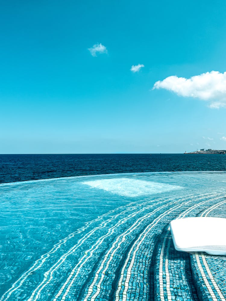 Infinity Pool Overlooking The Sea 